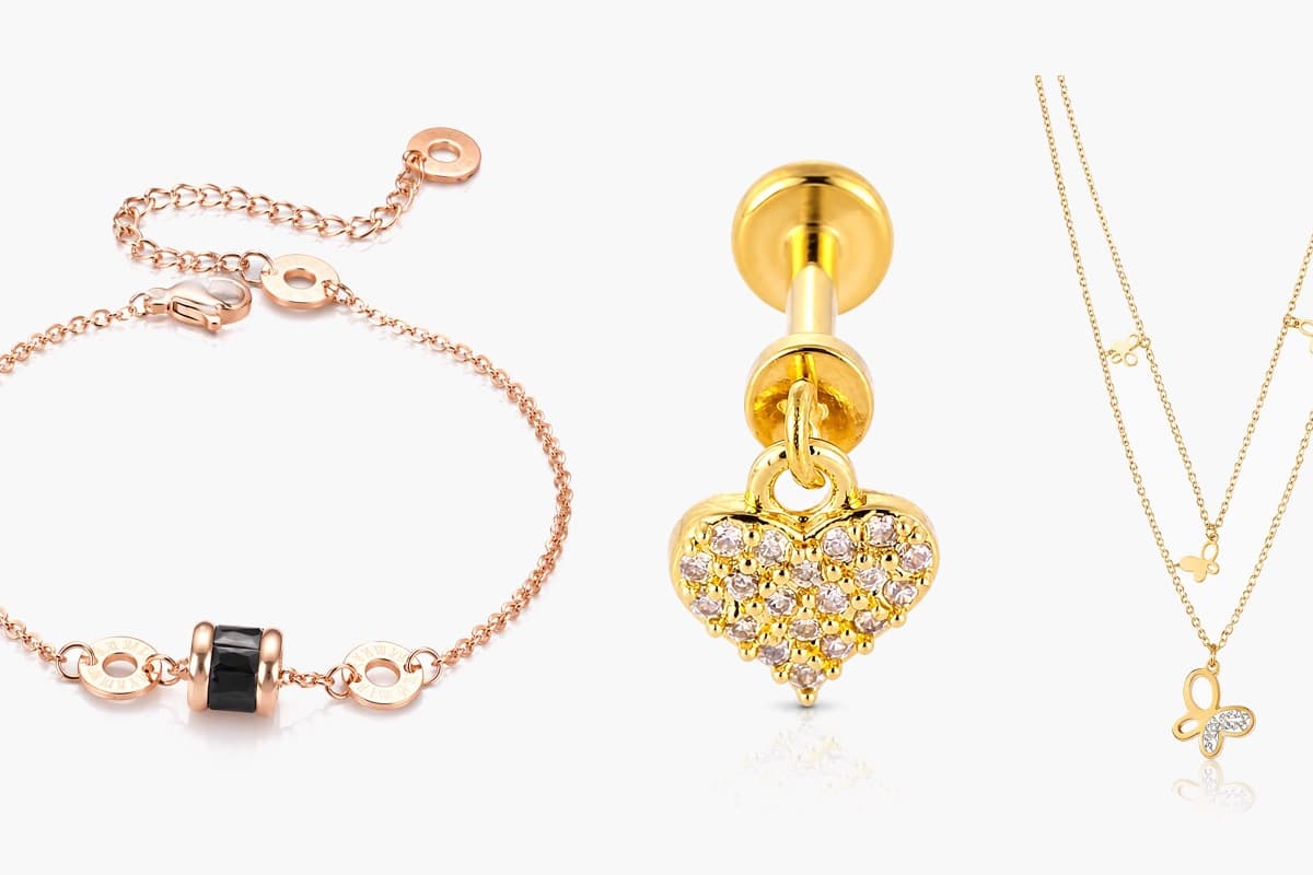 Dainty Butterfly Layered Necklace