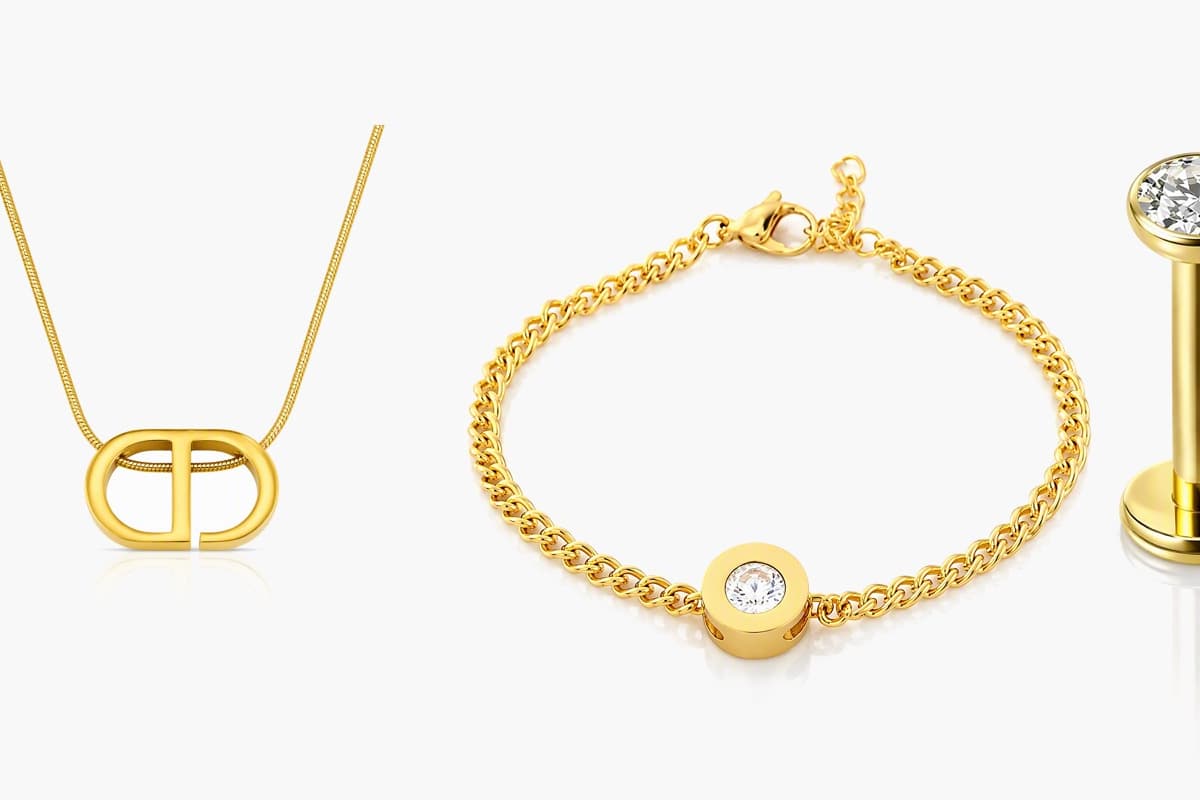Minimalist Interlocking Oval Necklace