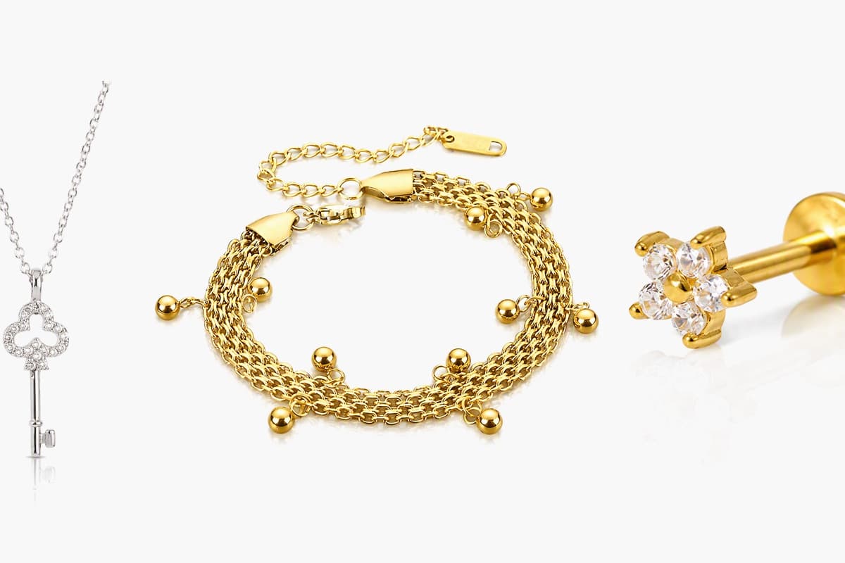 Trendy Multi-Layer Chain Bead Bracelet