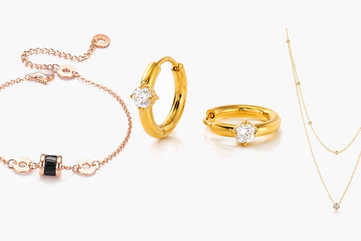 Dainty Leaf Branch Huggie Earrings