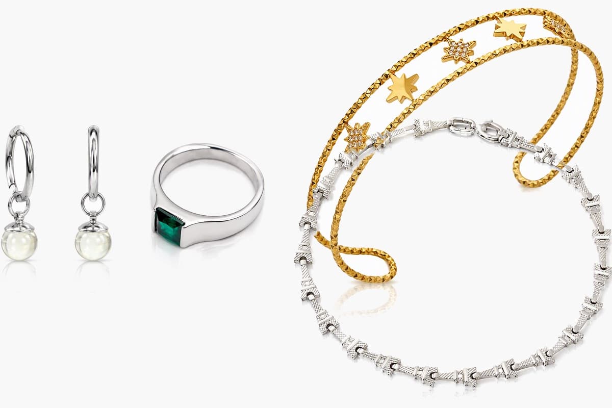 Dainty Round Bead Drop Earrings