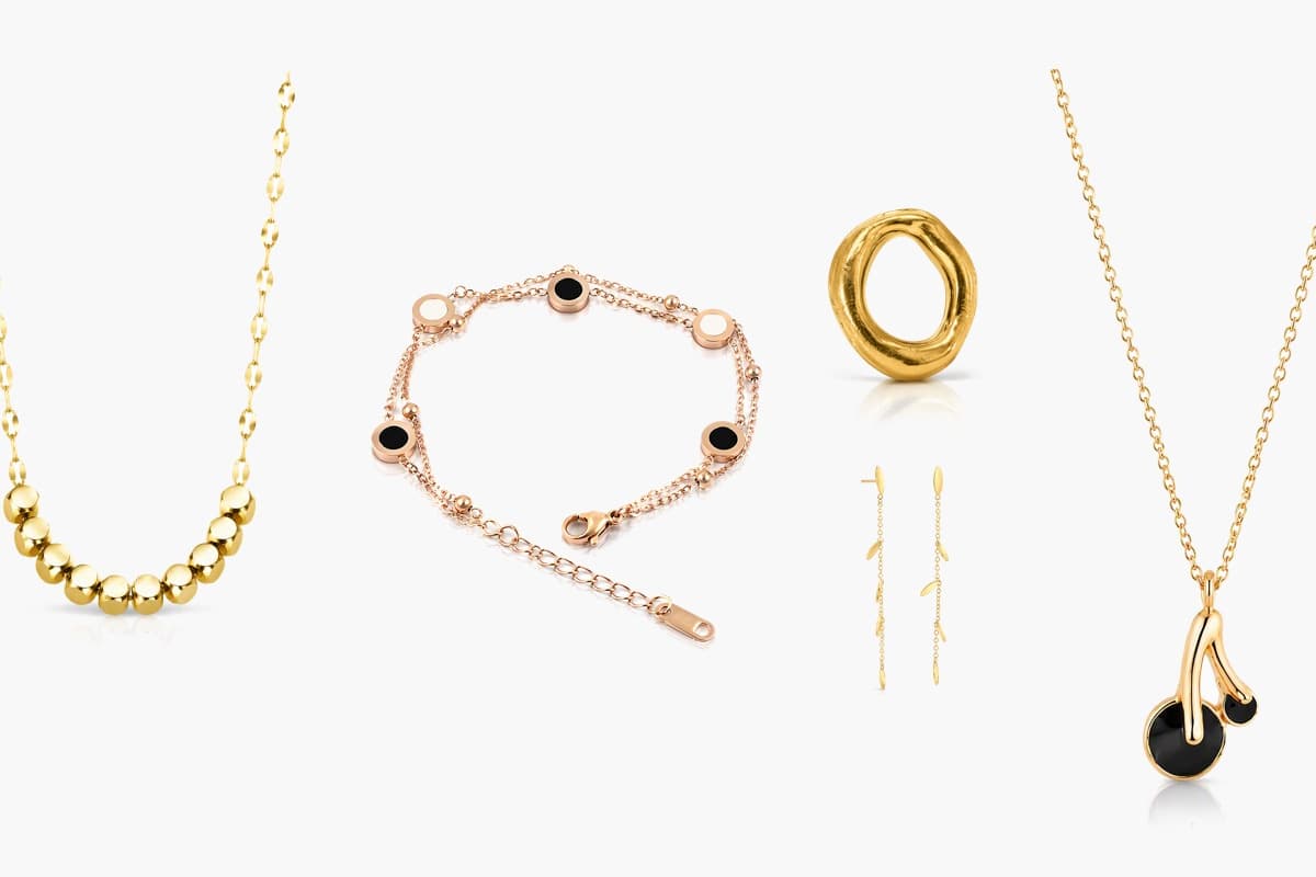 Dainty Butterfly Chain Drop Earrings
