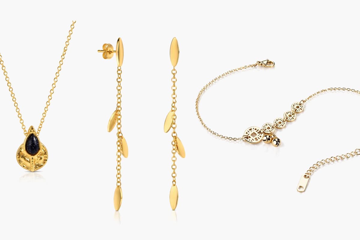 Leaf Branch Pendant Necklace
