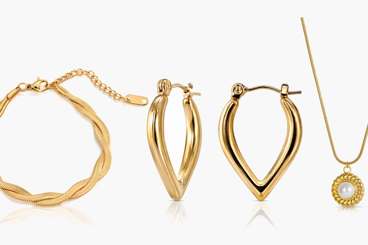 Trendy Heart Hoop Earrings