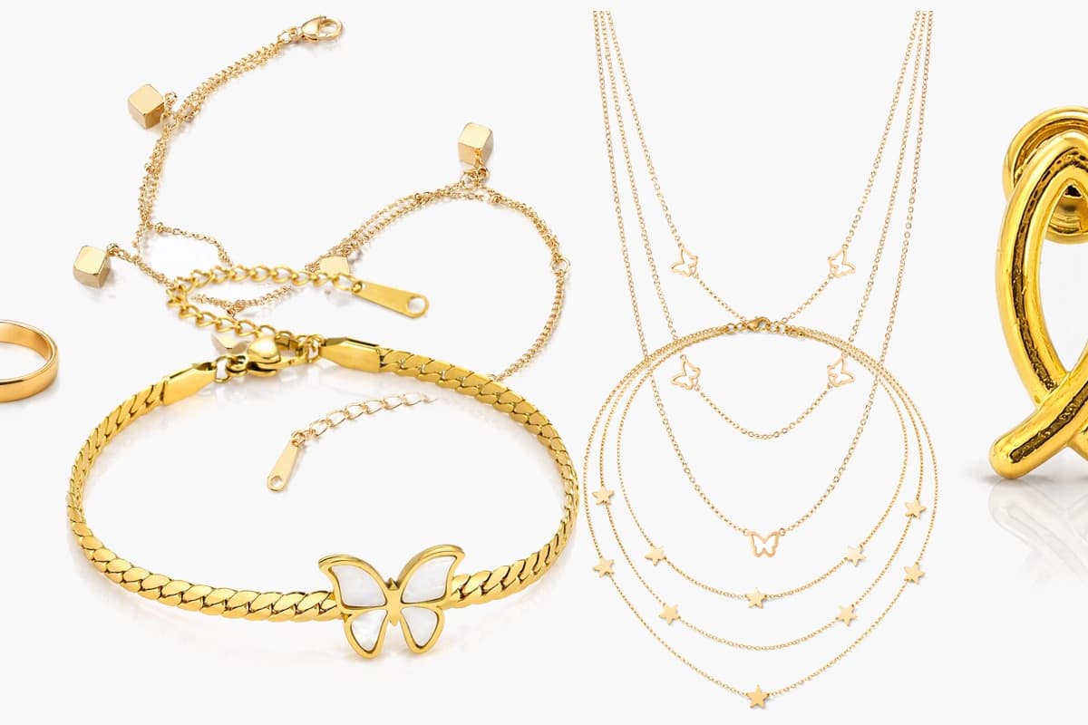 Dainty Butterfly Charm Necklace