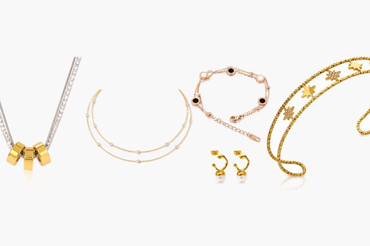 Dainty Double Layer Disc Necklace