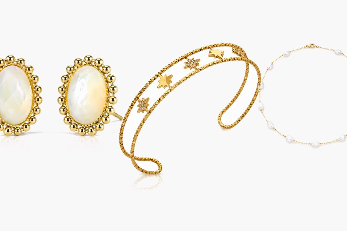 Vintage Oval Beaded Halo Stud Earrings