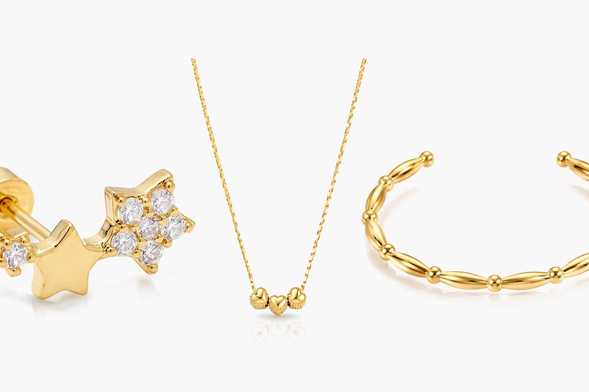 Cute Star Cluster Stud Earrings