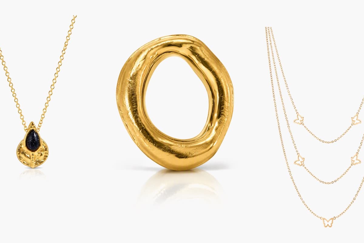 Leaf Branch Pendant Necklace
