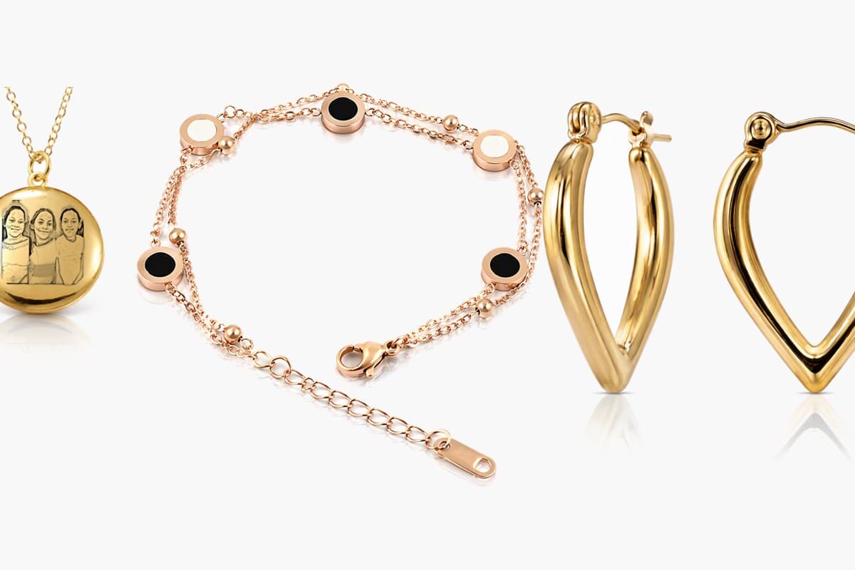 Trendy Heart Hoop Earrings