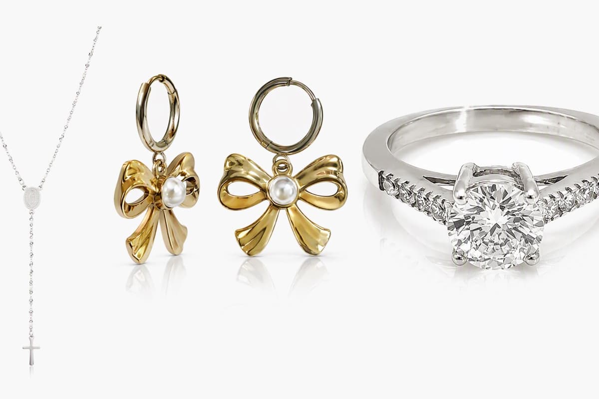 Cute Bow Knot Huggie Earrings