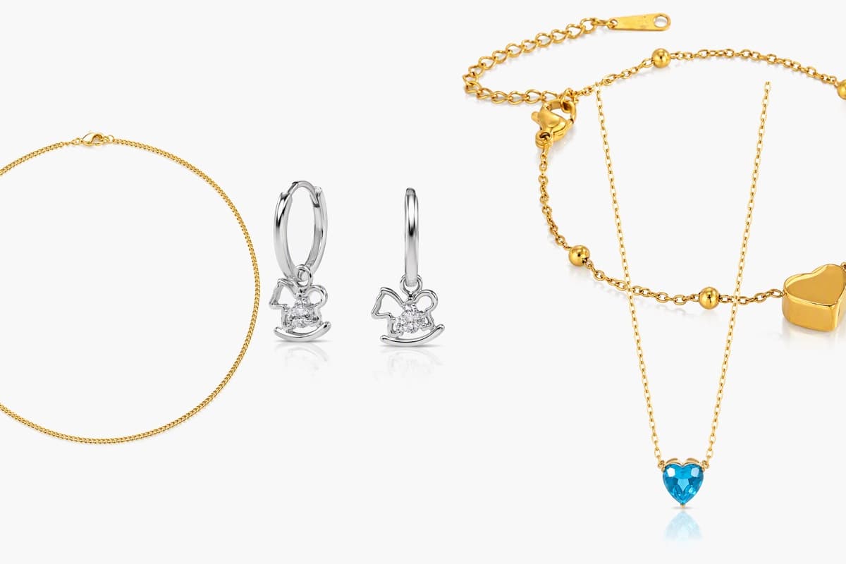 Cute Rocking Horse Huggie Earrings