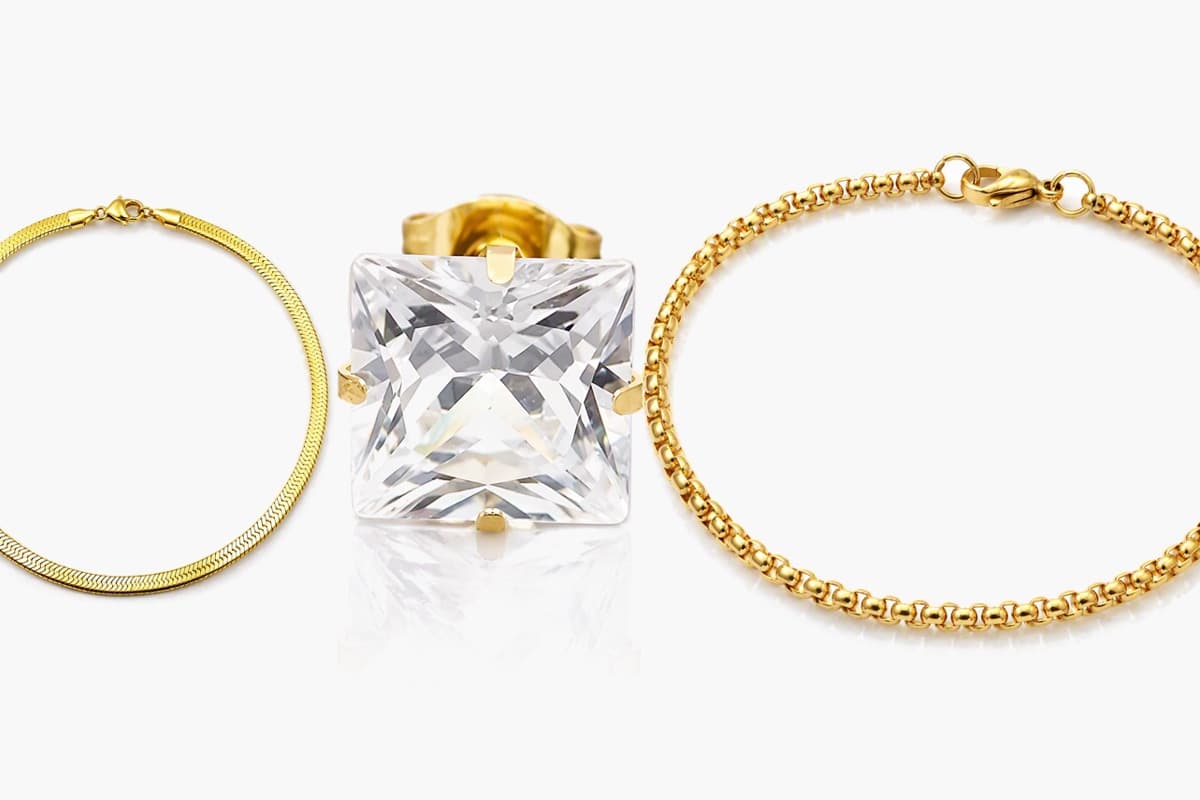 Square Roll Chain Bracelet