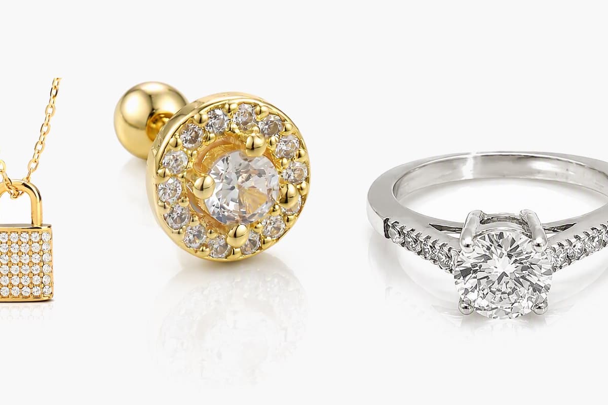 Round Halo Stud Earrings
