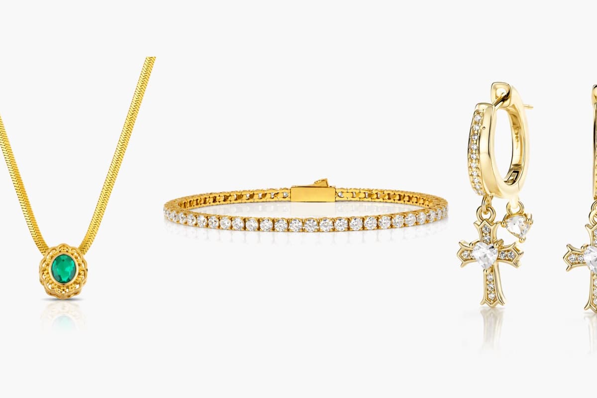 Trendy Cross Charm Hoop Earrings