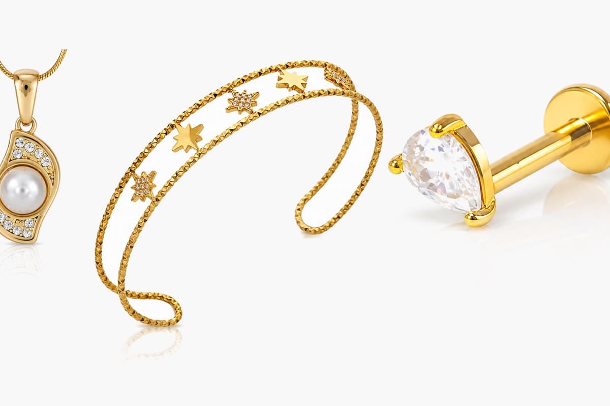 Dainty Heart Stud Earrings