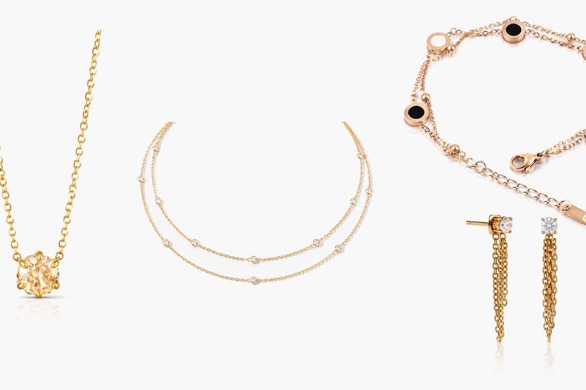 Dainty Chain Drop Earrings