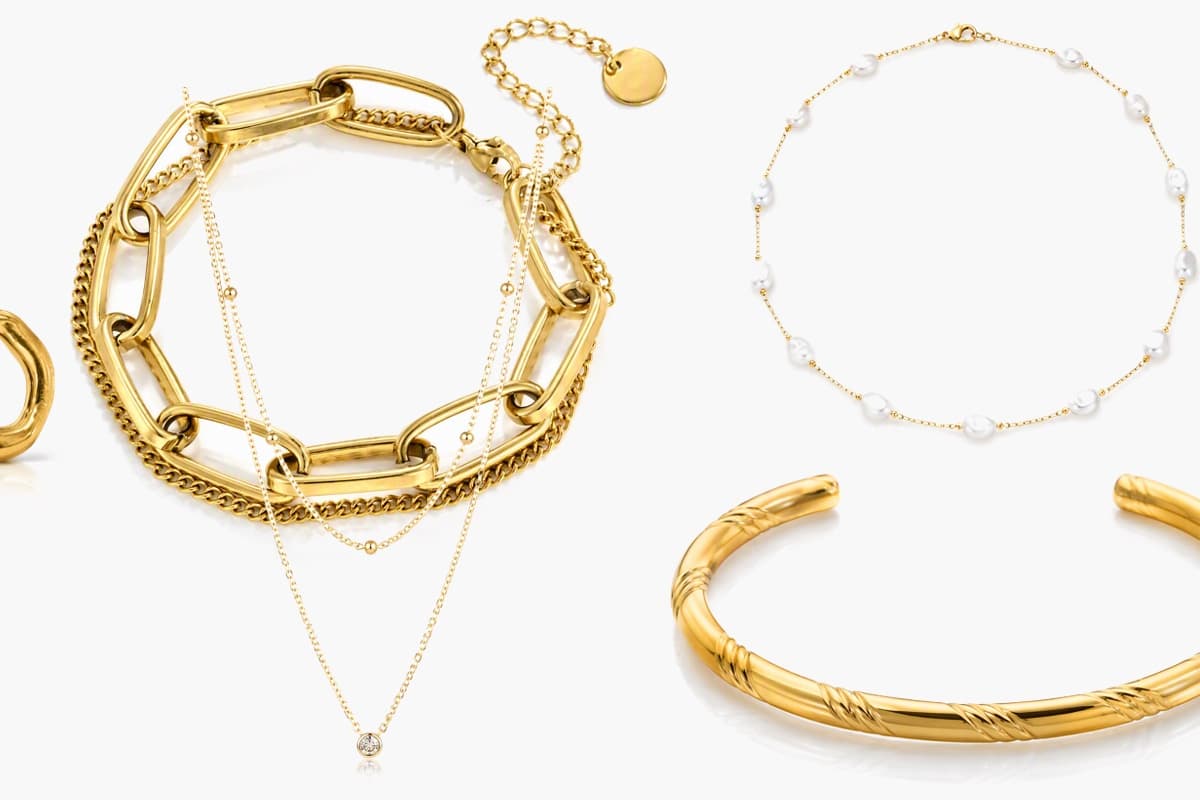 Dainty Ball Bead Layered Necklace