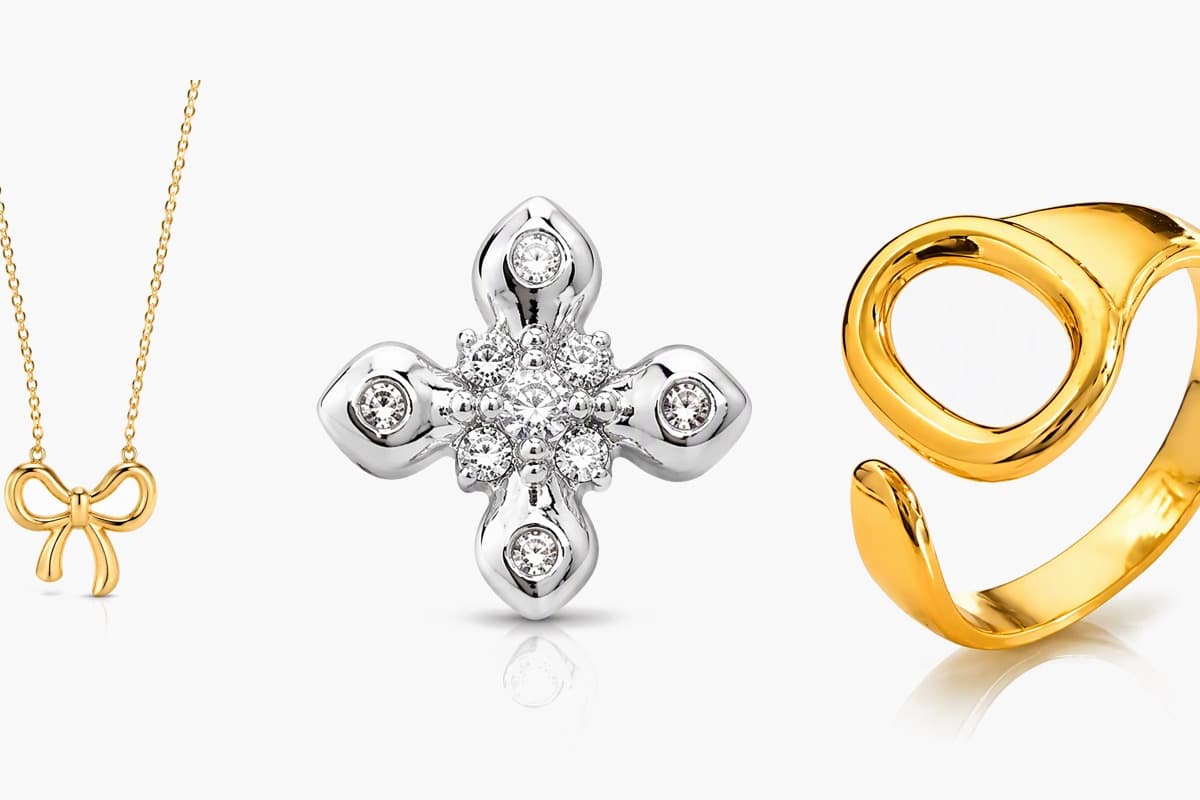 Dainty Cross Stud Earrings