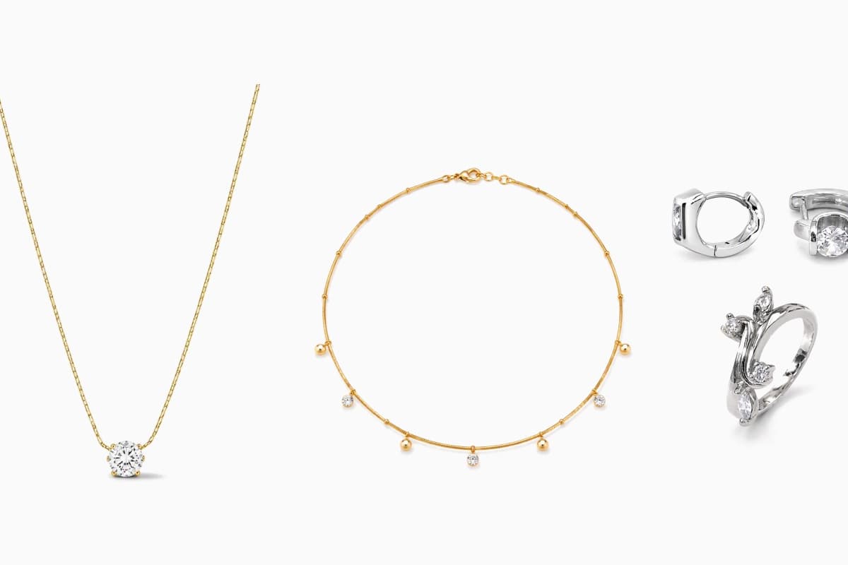 Dainty Single Stone Huggie Earrings