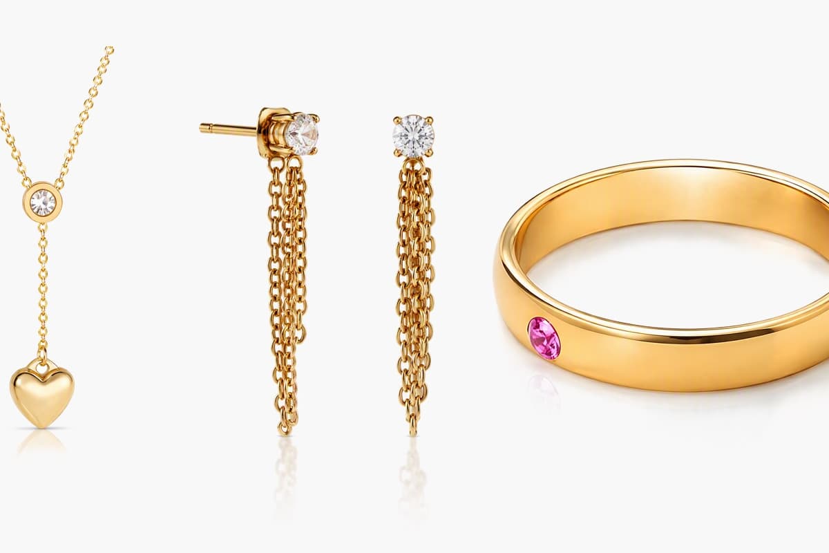 Dainty Chain Drop Earrings