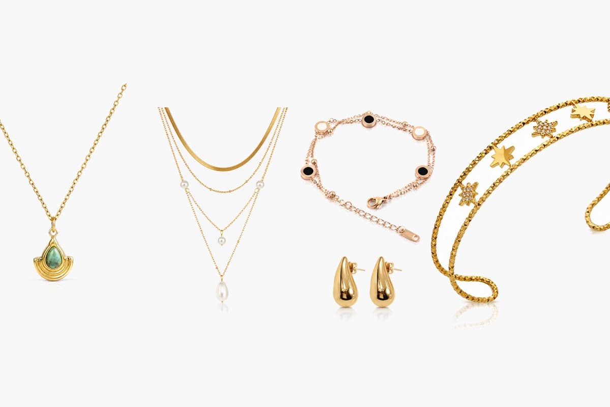 Dainty Fan Pendant Necklace