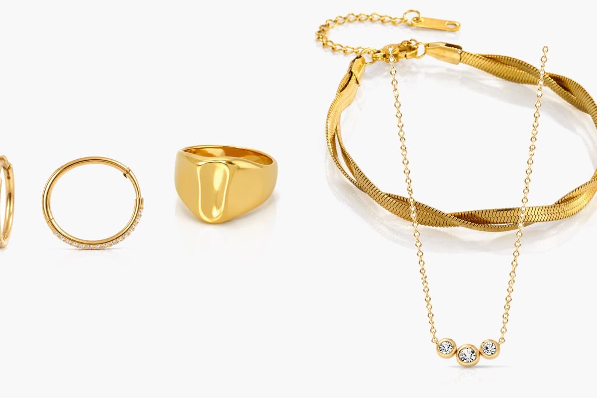 Dainty Paved Hoop Earrings