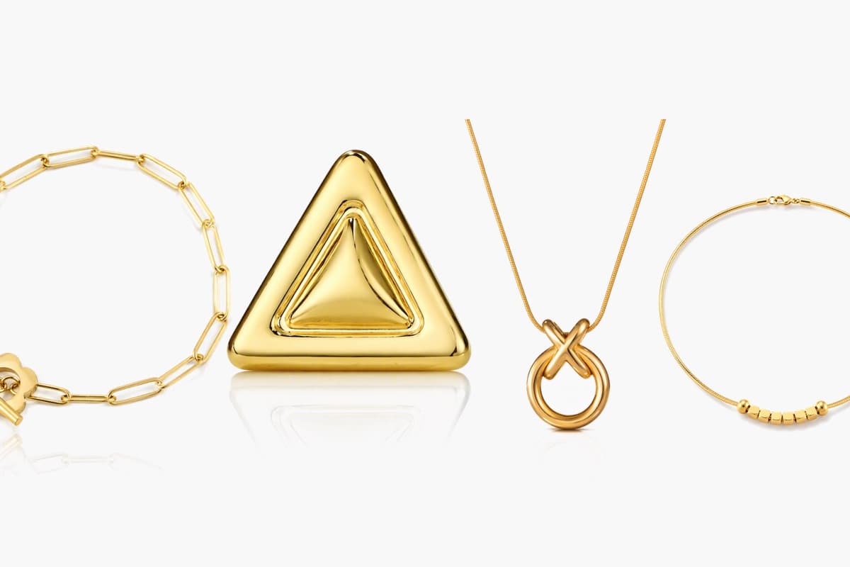 Minimalist Triangle Stud Earrings