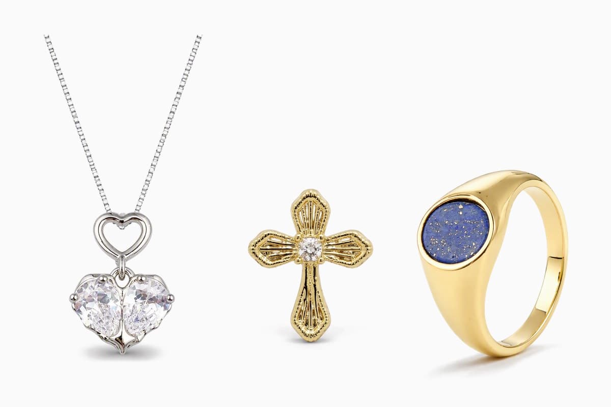 Dainty Cross Stud Earrings