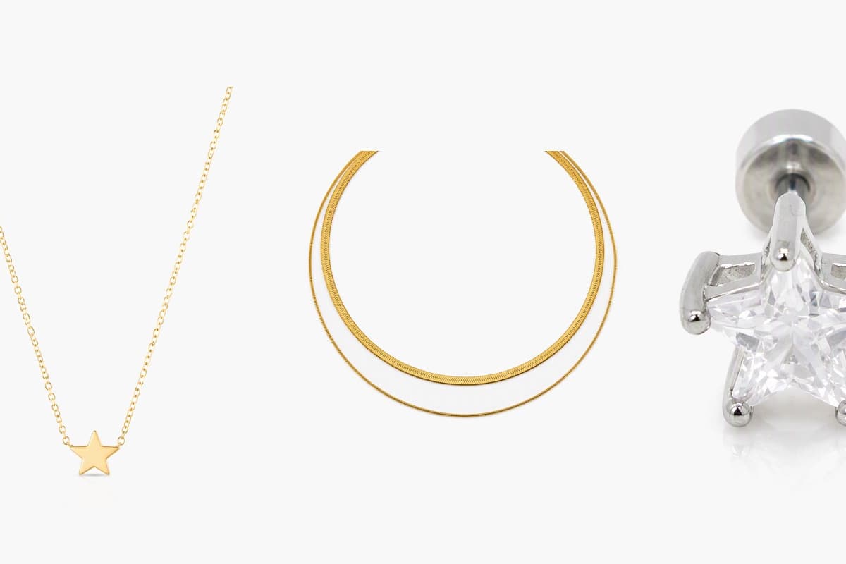 Dainty Star Stud Earrings