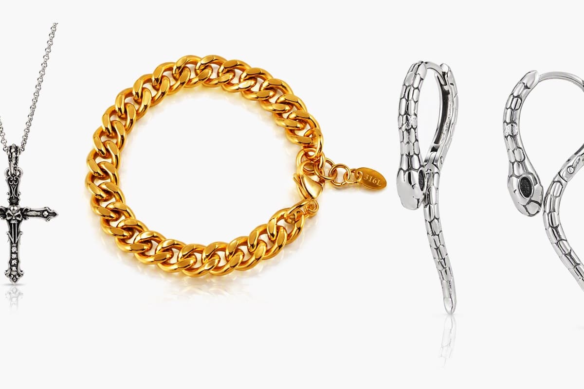 Snake Shape Huggie Earrings