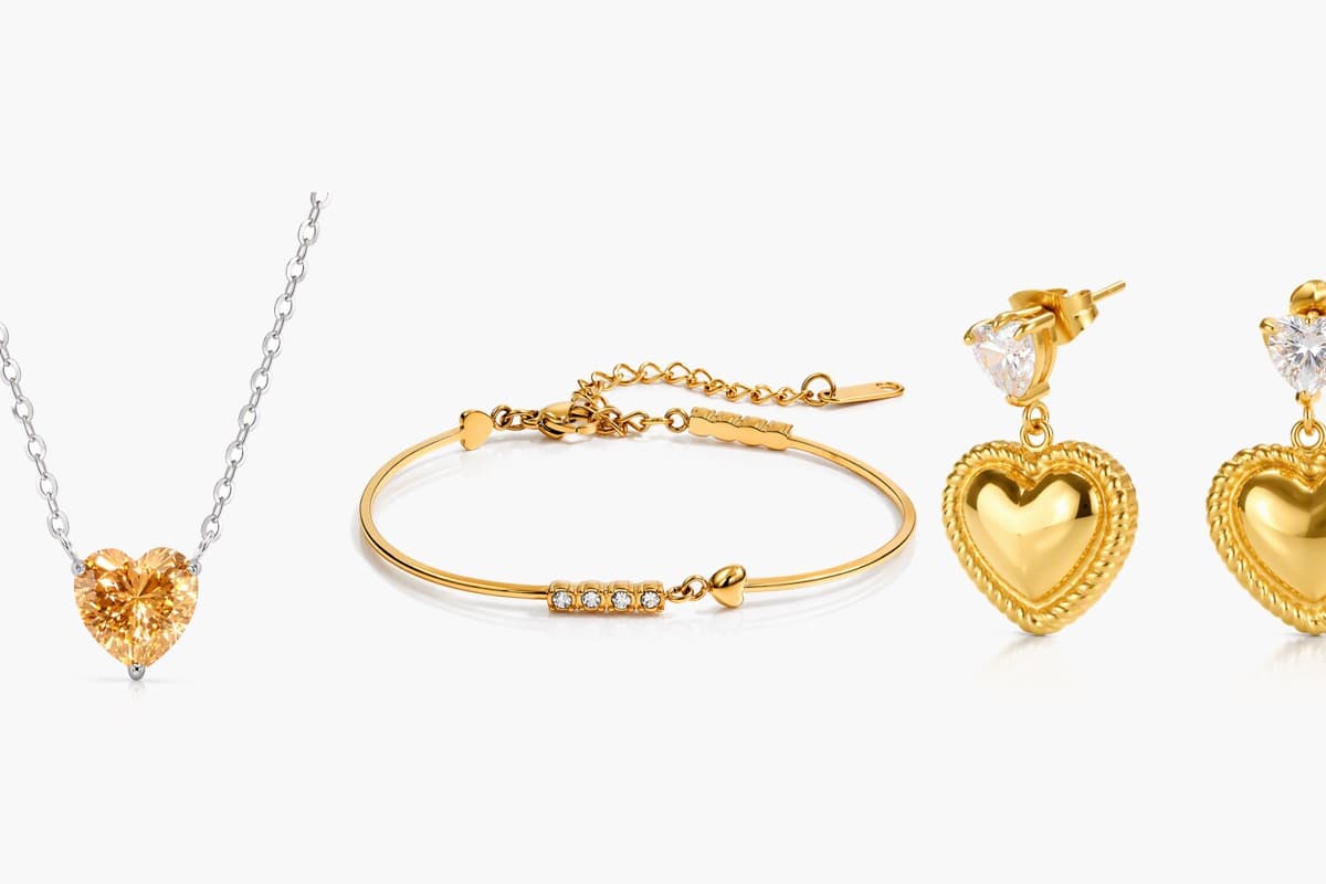 Cute Heart Drop Earrings