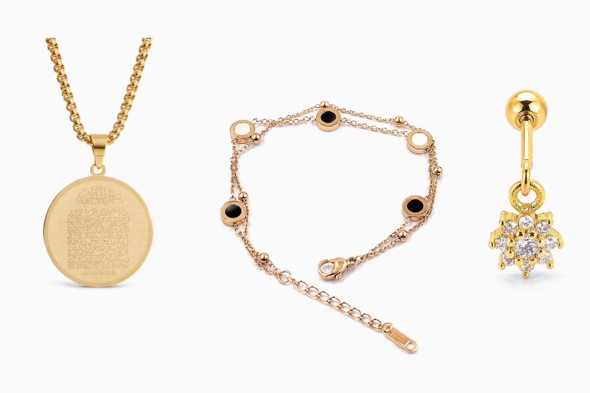 Round Disc Pendant Necklace