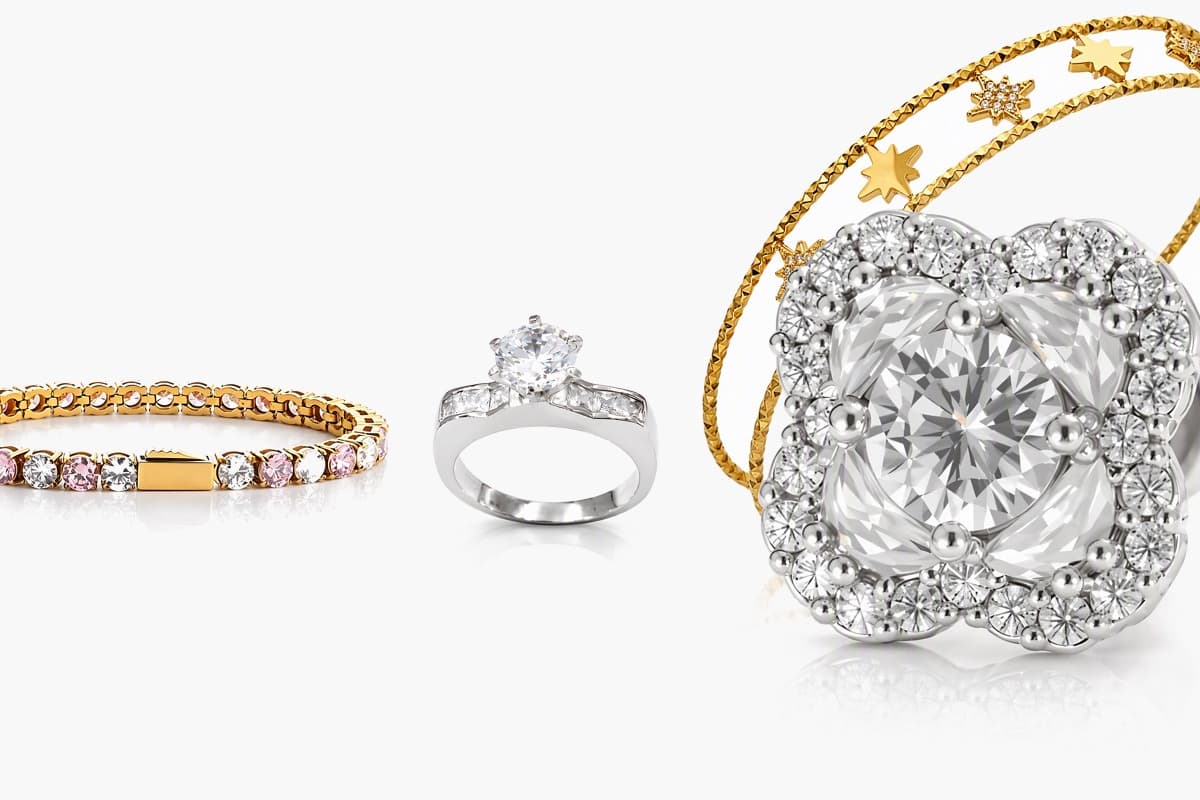 Dainty Flower Halo Stud Earrings