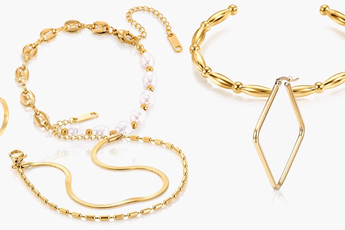 Dainty Pearl Link Bracelet