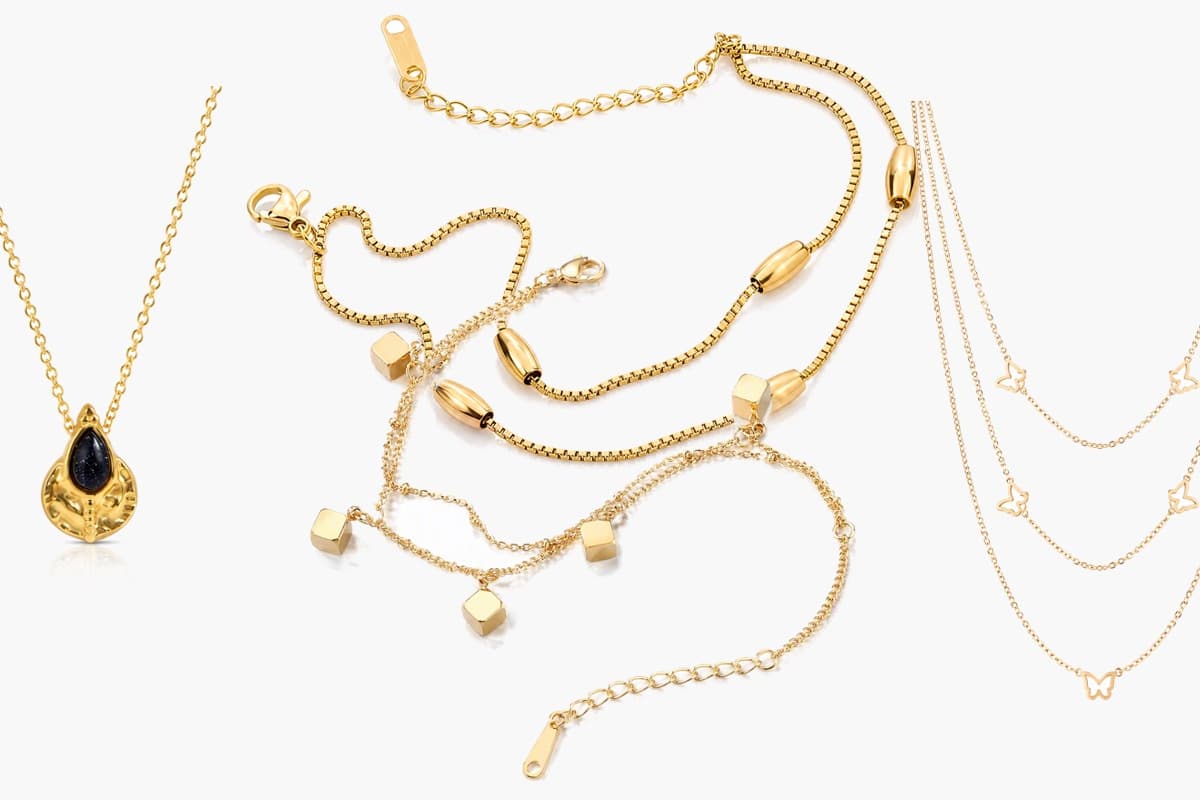 Leaf Branch Pendant Necklace