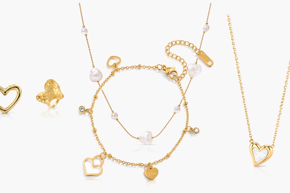 Dainty Open Heart Pendant Necklace