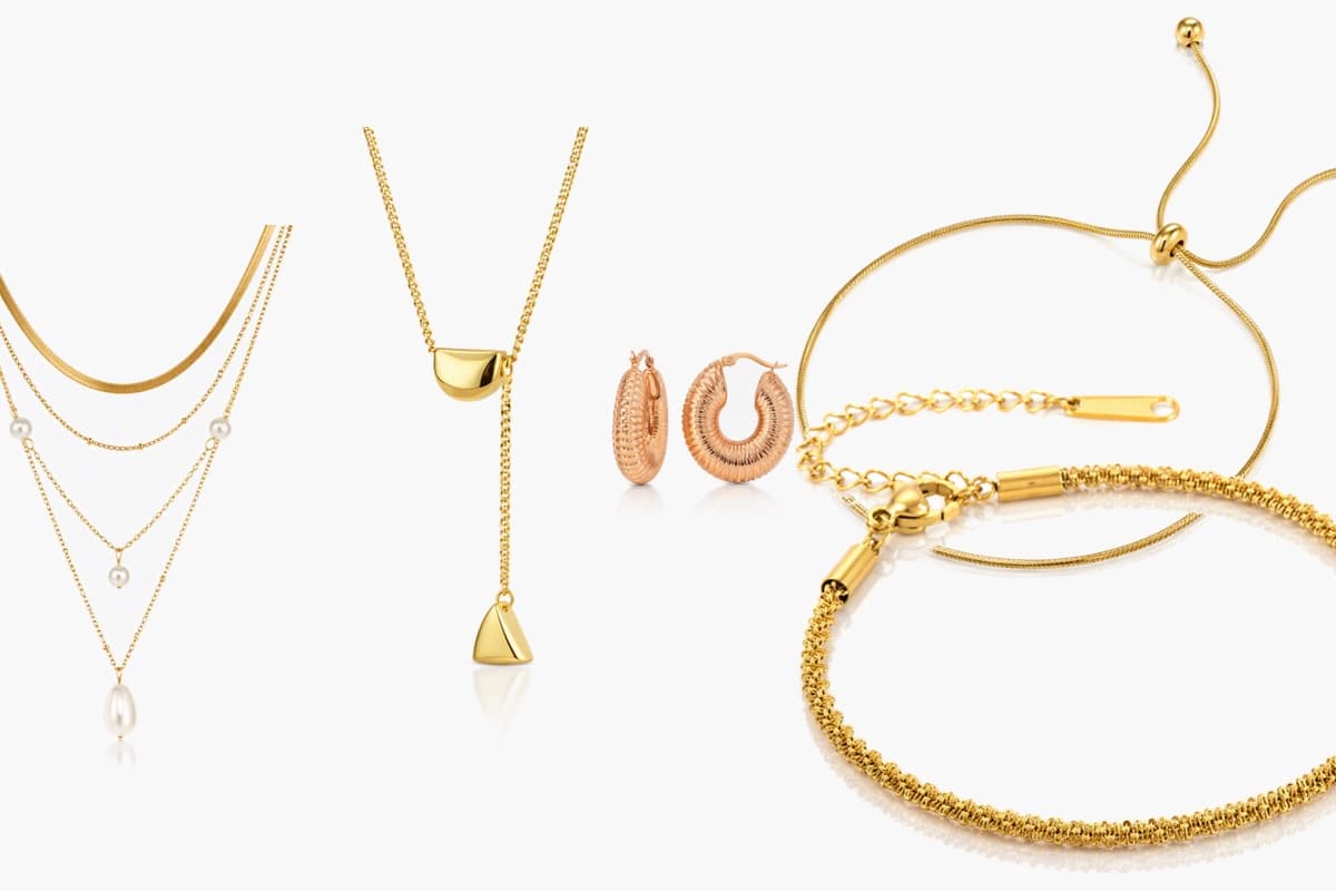 Minimalist Teardrop And Bar Pendant Necklace