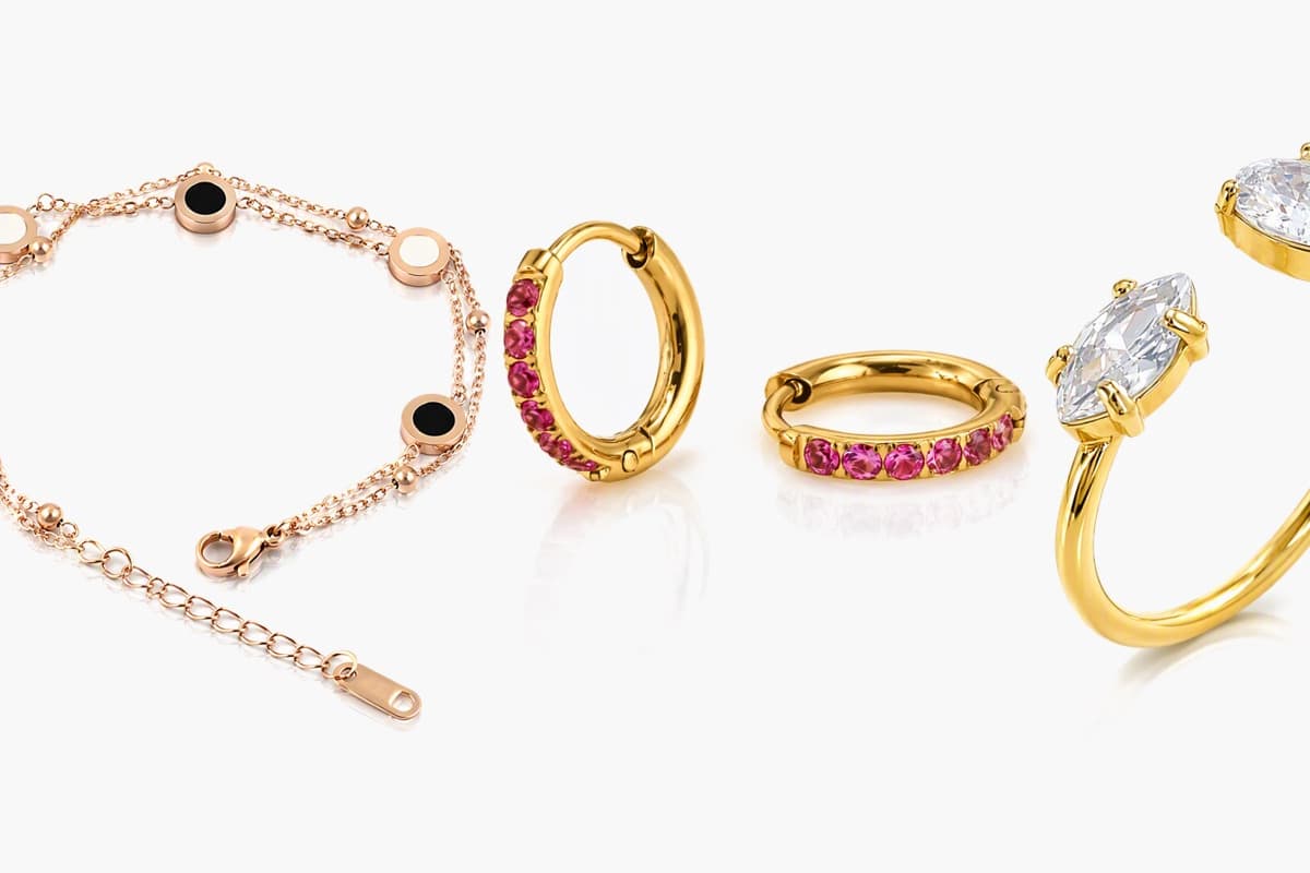 Dainty Paved Stone Huggie Earrings