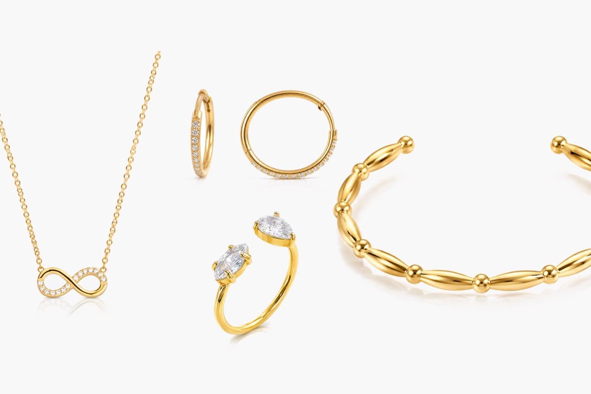 Dainty Paved Hoop Earrings