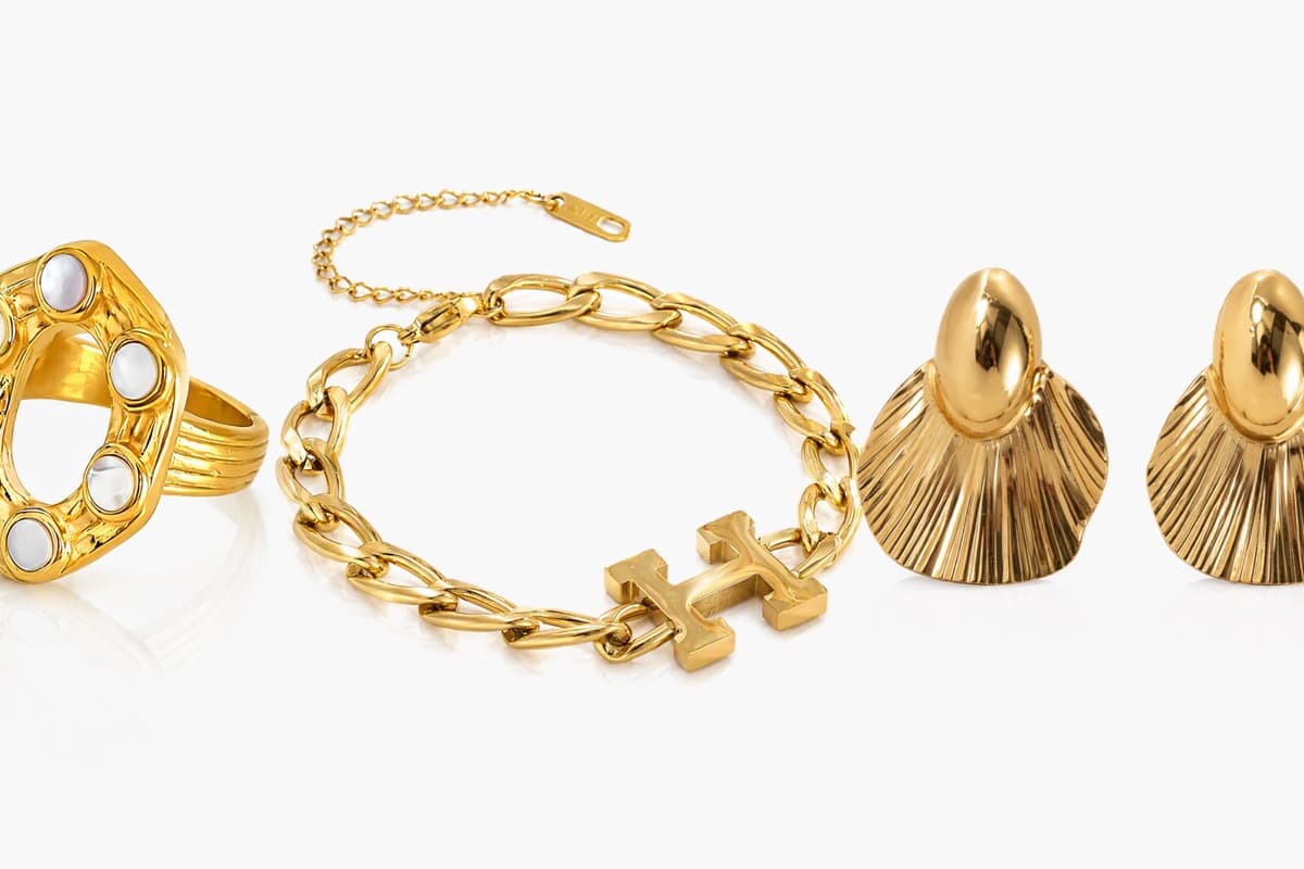 Chunky Cross Link Bracelet