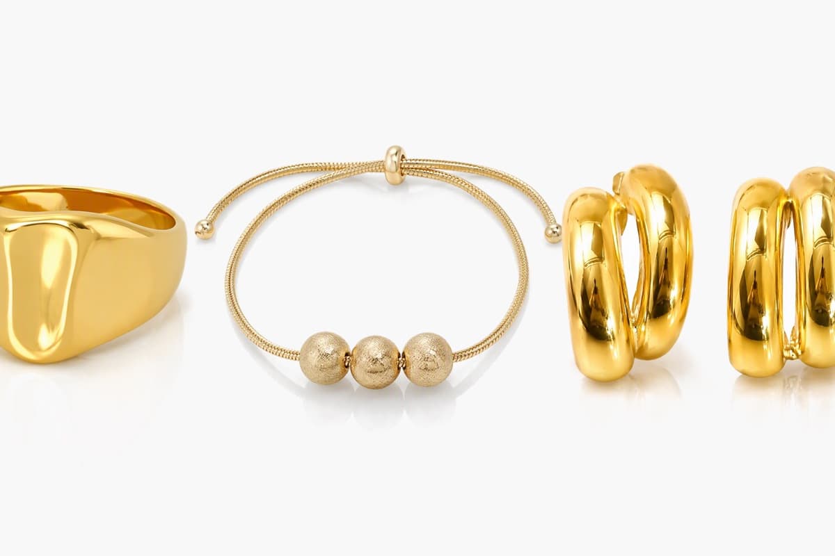 Three-Sphere Snake Chain Bracelet