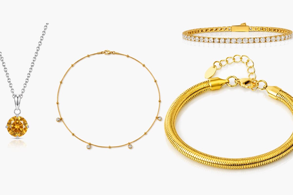 Dainty Round Solitaire Pendant Necklace