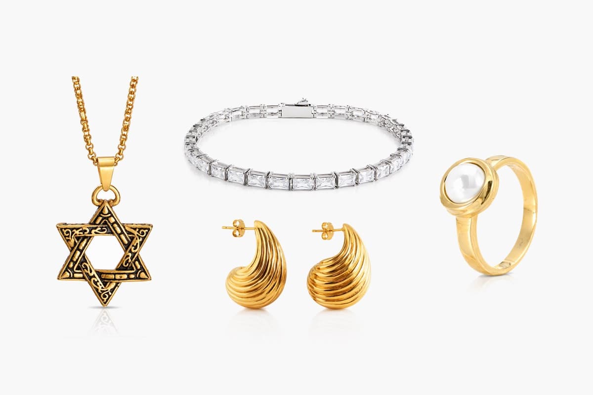 Vintage Star of David Pendant Necklace