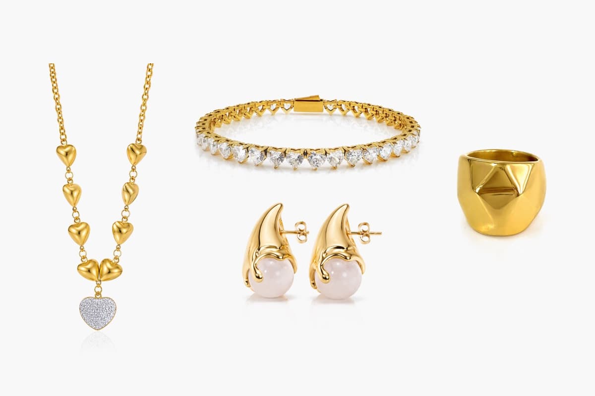 Trendy Drip Bead Stud Earrings