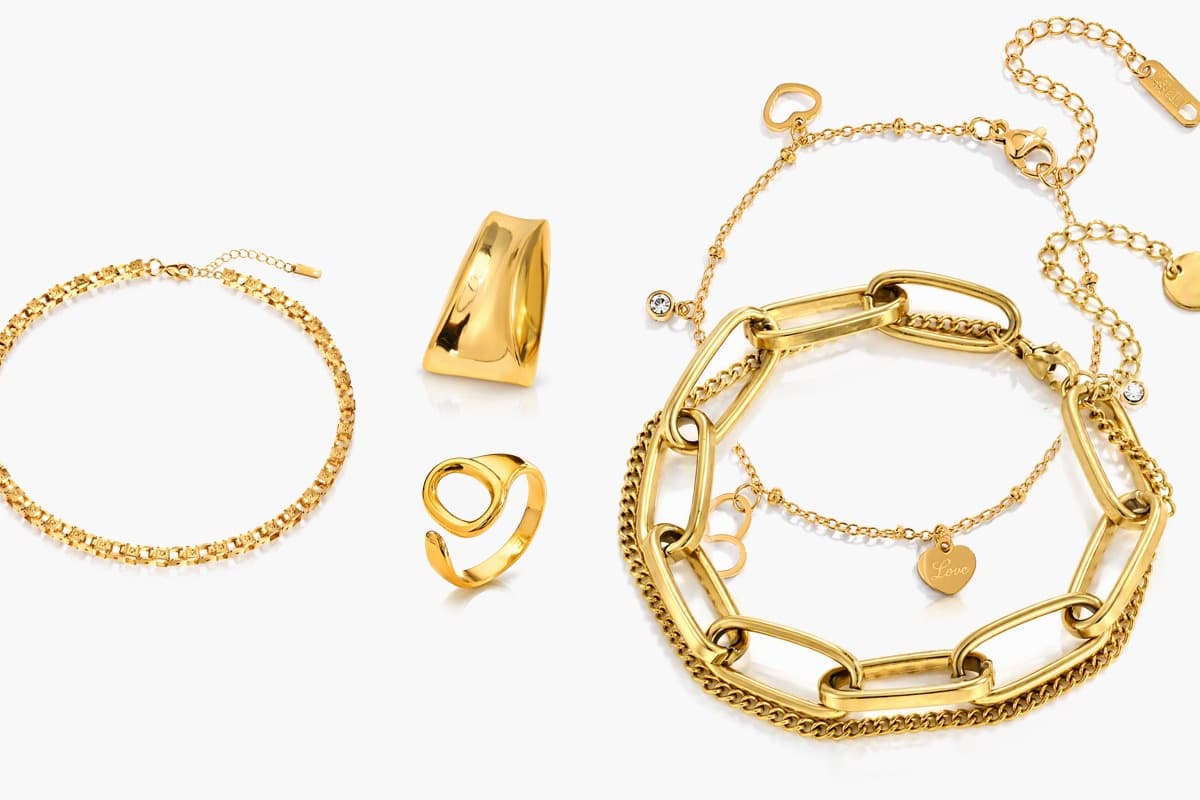 Square Link Chain Bracelet