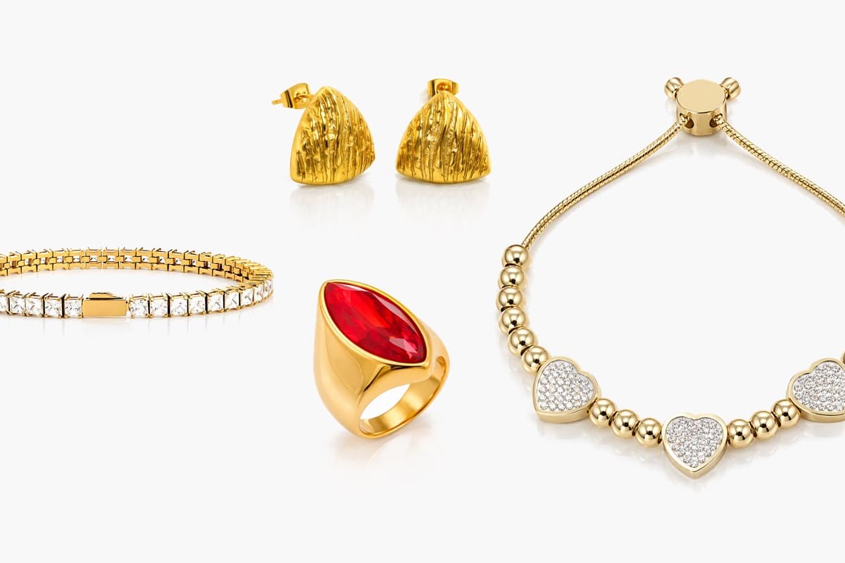 Textured Triangle Drop Earrings