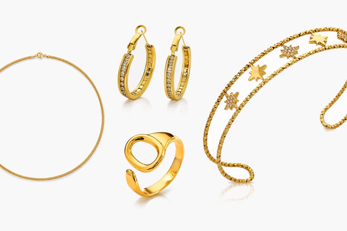Elegant Paved Hoop Earrings