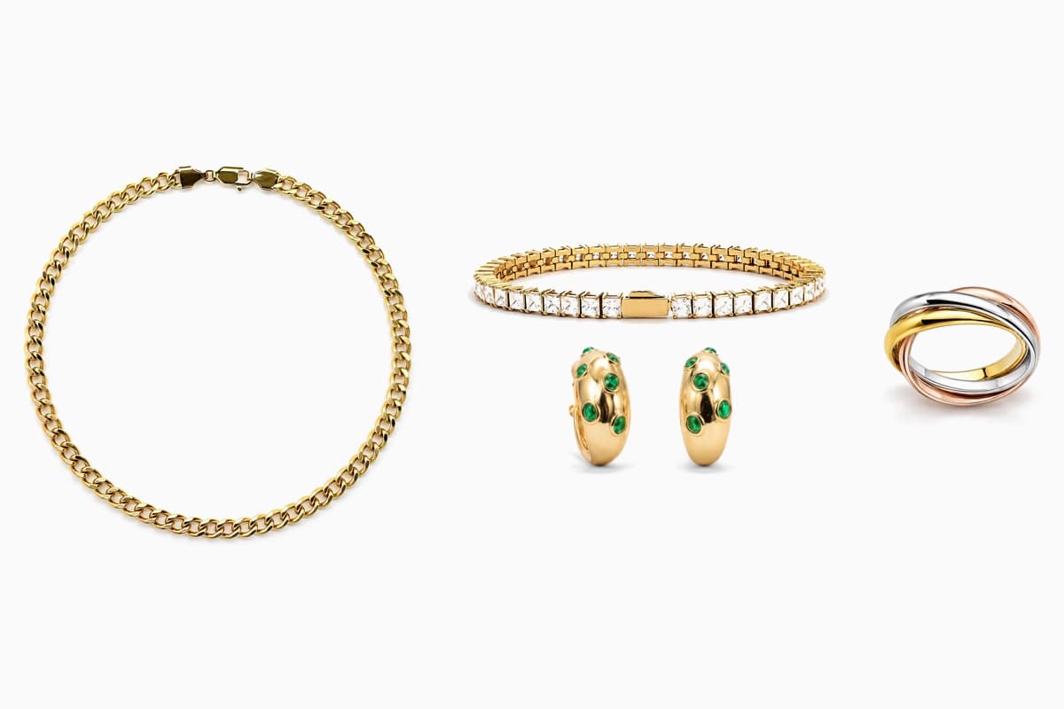 Vintage Moon Hoop Earrings