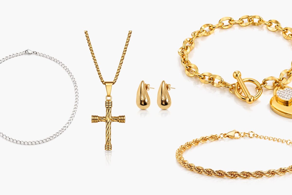 Twisted Cross Pendant Necklace